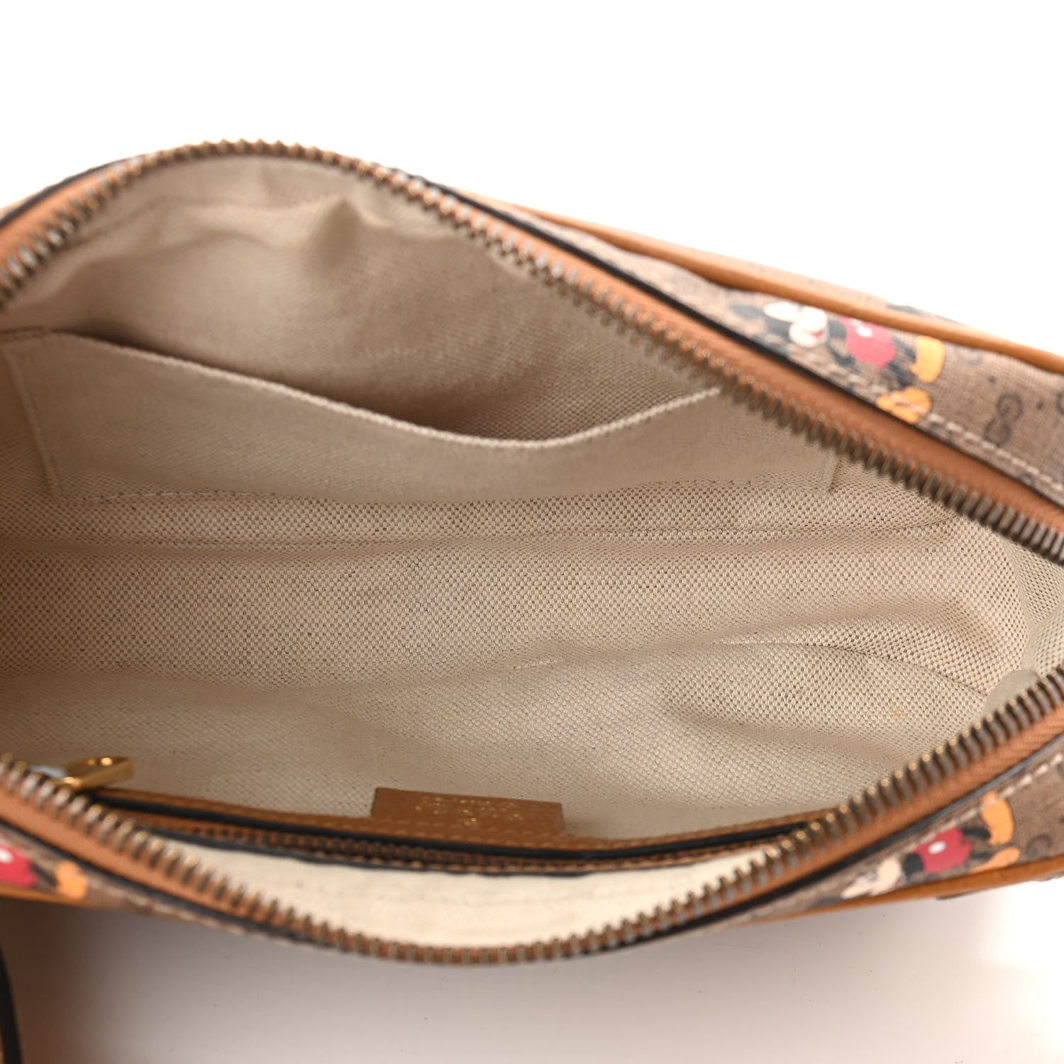 Gucci X DISNEY Mini Vintage GG Supreme Monogram Mickey Mouse Small Belt Bag Beige Vintage Sun Oil 5 of 10