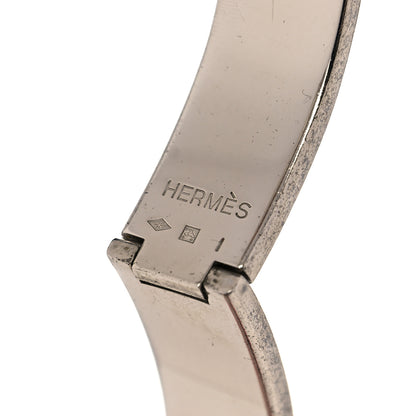 Hermes Enamel Printed Narrow Les Ponts De Paris Loquet Bracelet 5 of 6