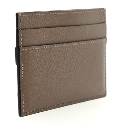 Balenciaga Grained Calfskin Neo Classic Silver Hardware Card Holder Mink Grey 3 of 6