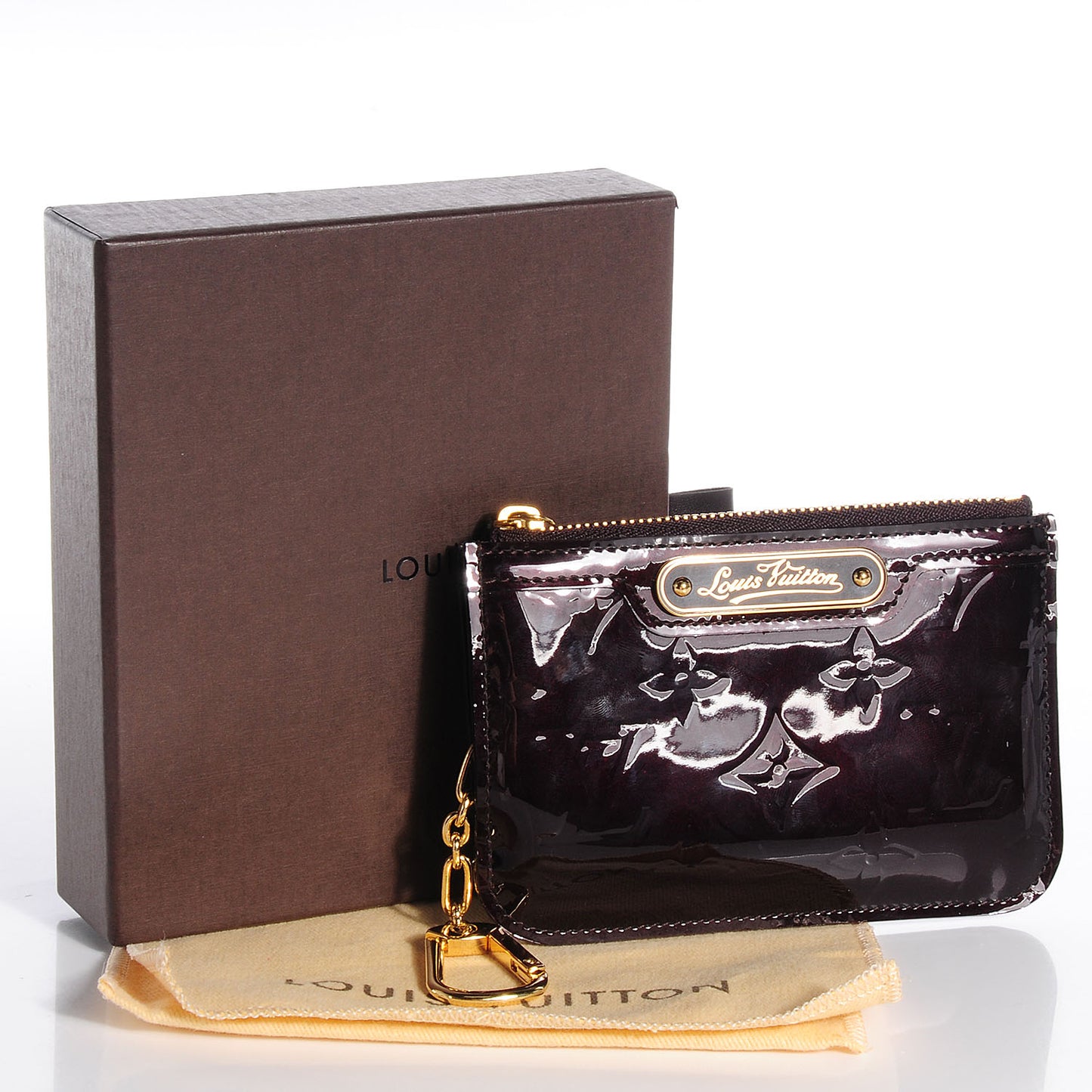 Vernis Key Pouch Amarante