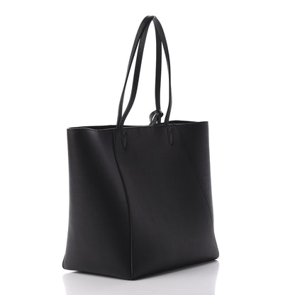 Louis Vuitton Calfskin Lockme Cabas Black 3 of 10