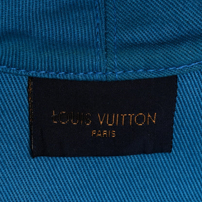 Louis Vuitton Monogram Denim Transformable Bob Bucket Hat 60 White Blue 11 of 12