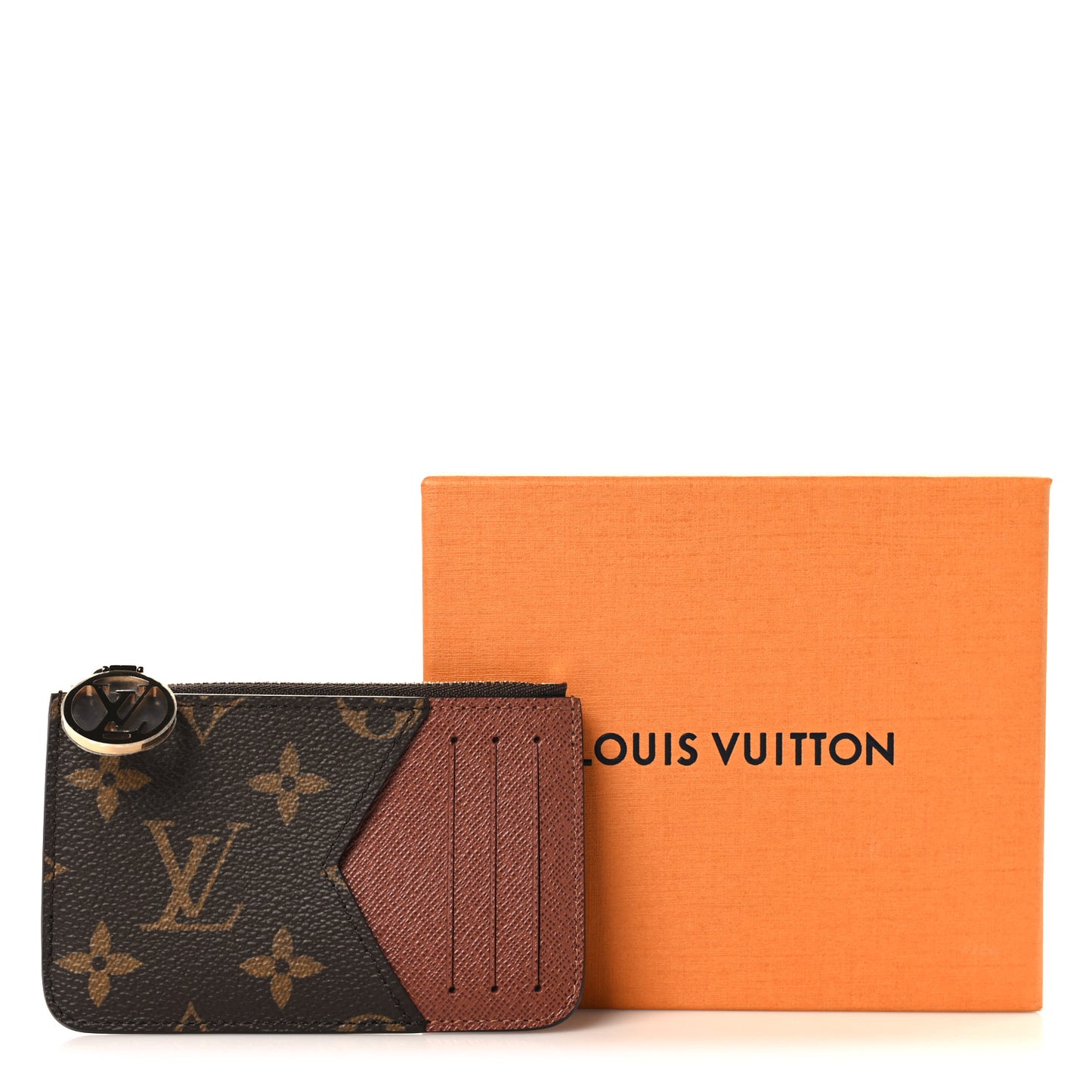 Monogram Zipped Romy Card Holder