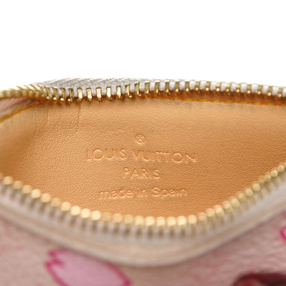 Louis Vuitton Monogram Cherry Blossom Key Pouch Pink 6 of 6