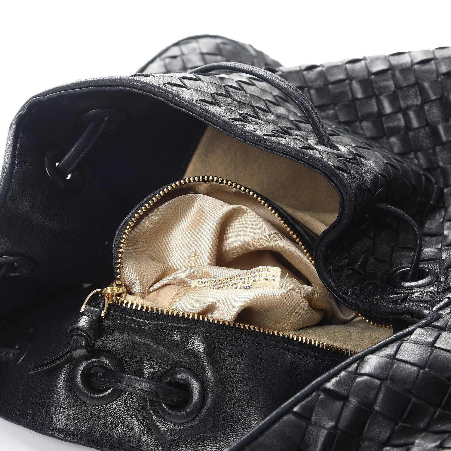 Bottega Veneta Nappa Intrecciato Drawstring Hobo Bag Nero Black 7 of 19