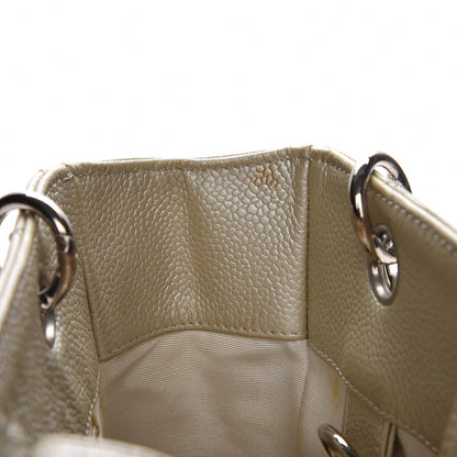 Chanel Caviar Quilted Petit Shopping Tote PST Pearl 8 of 12