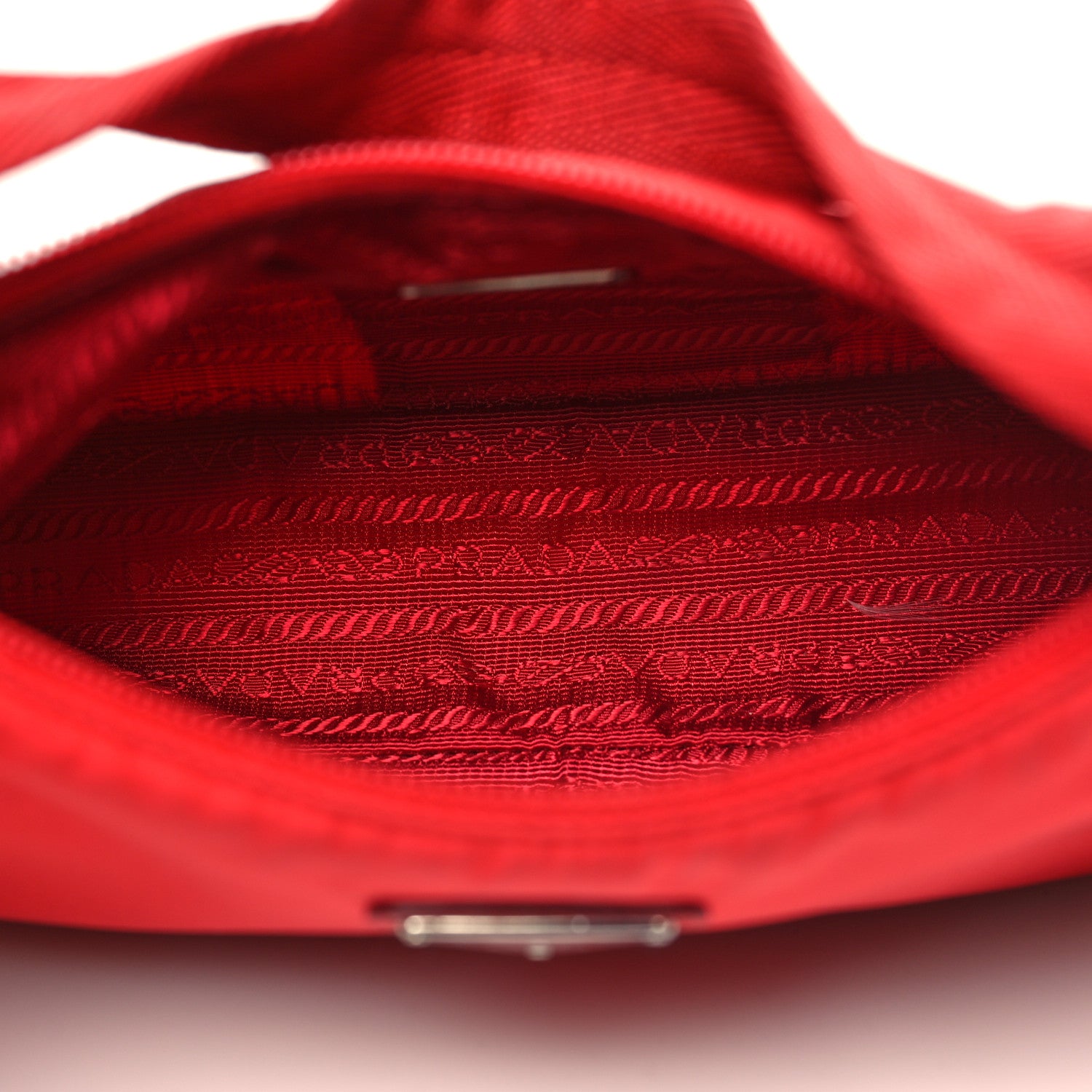 Prada Tessuto Nylon Mini Re-Edition 2000 Bag Rosso 5 of 10