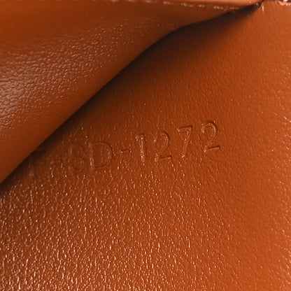 Celine Shiny Smooth Lambskin Small Triomphe Wallet Tan 6 of 9