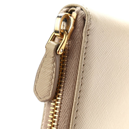 Prada Saffiano Metal Zip Around Wallet Cammeo 11 of 14