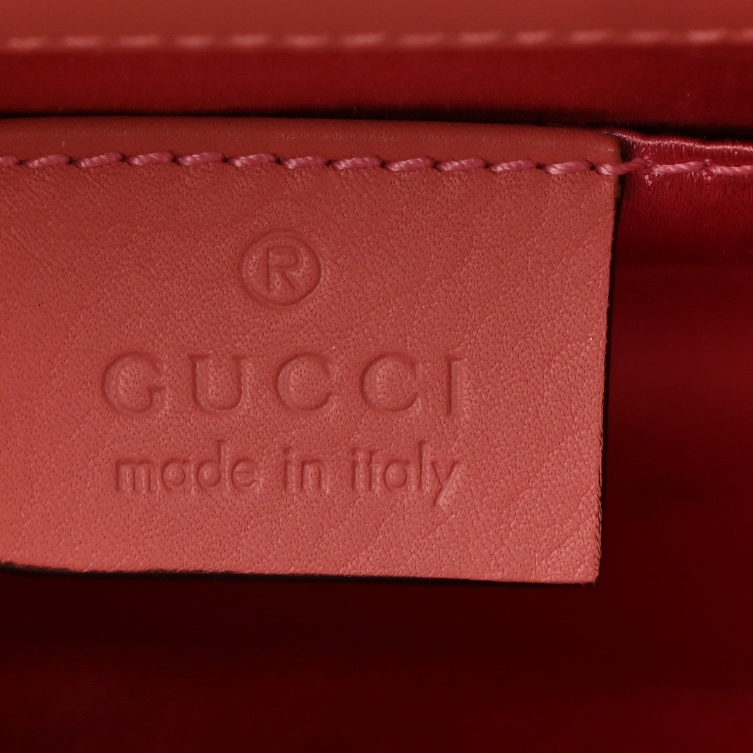 Gucci Calfskin Animalier Broadway Clutch Pink 6 of 10