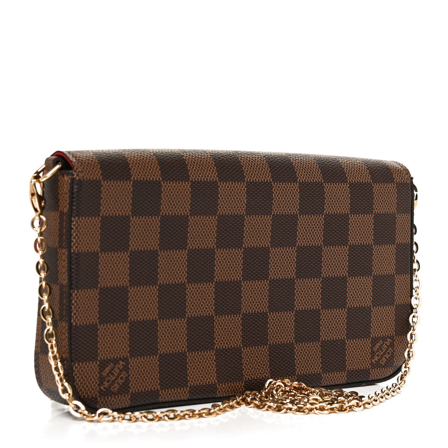 Damier Ebene Pochette Felicie Chain Wallet