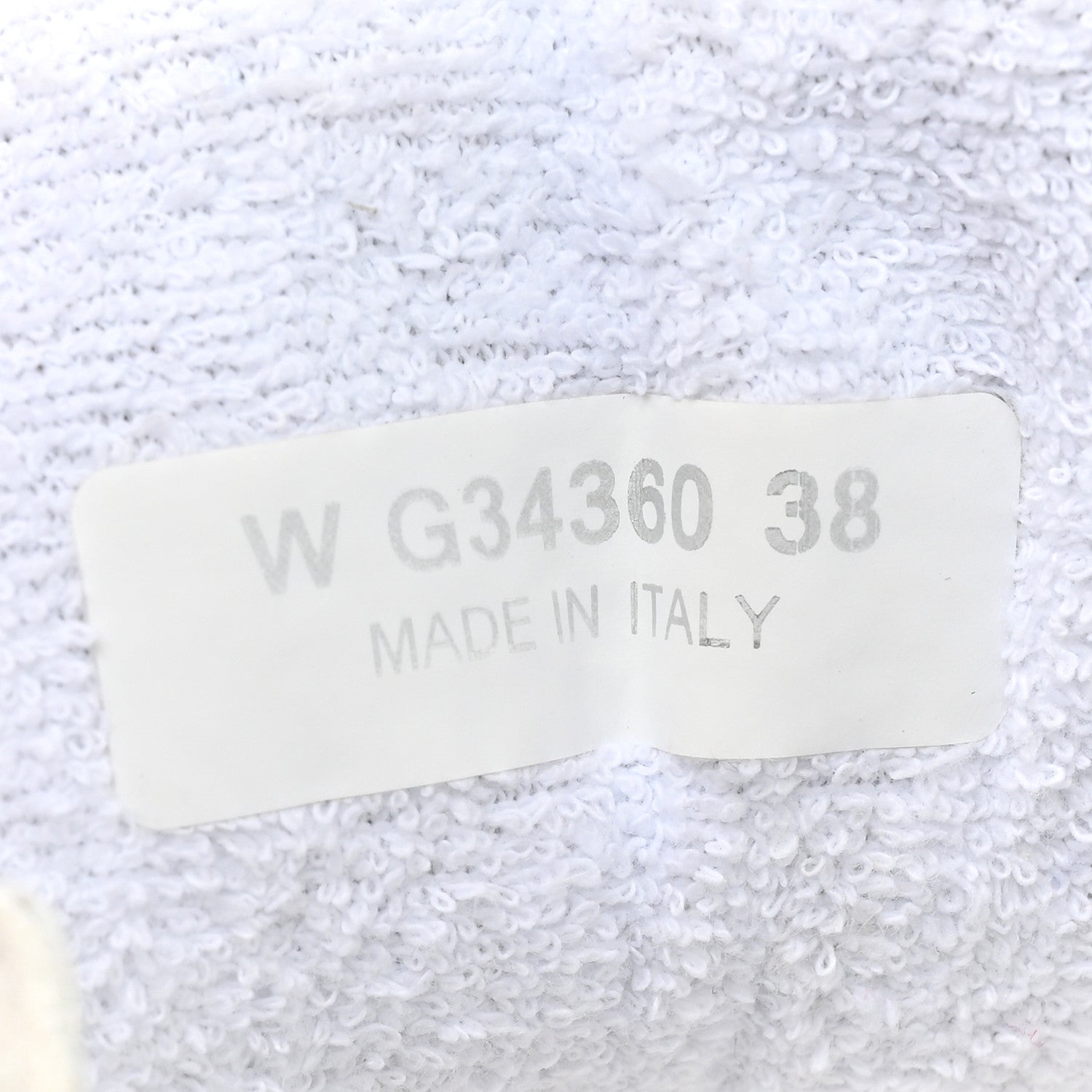 Chanel Suede Calfskin Fabric CC Sneakers 38 White 7 of 11