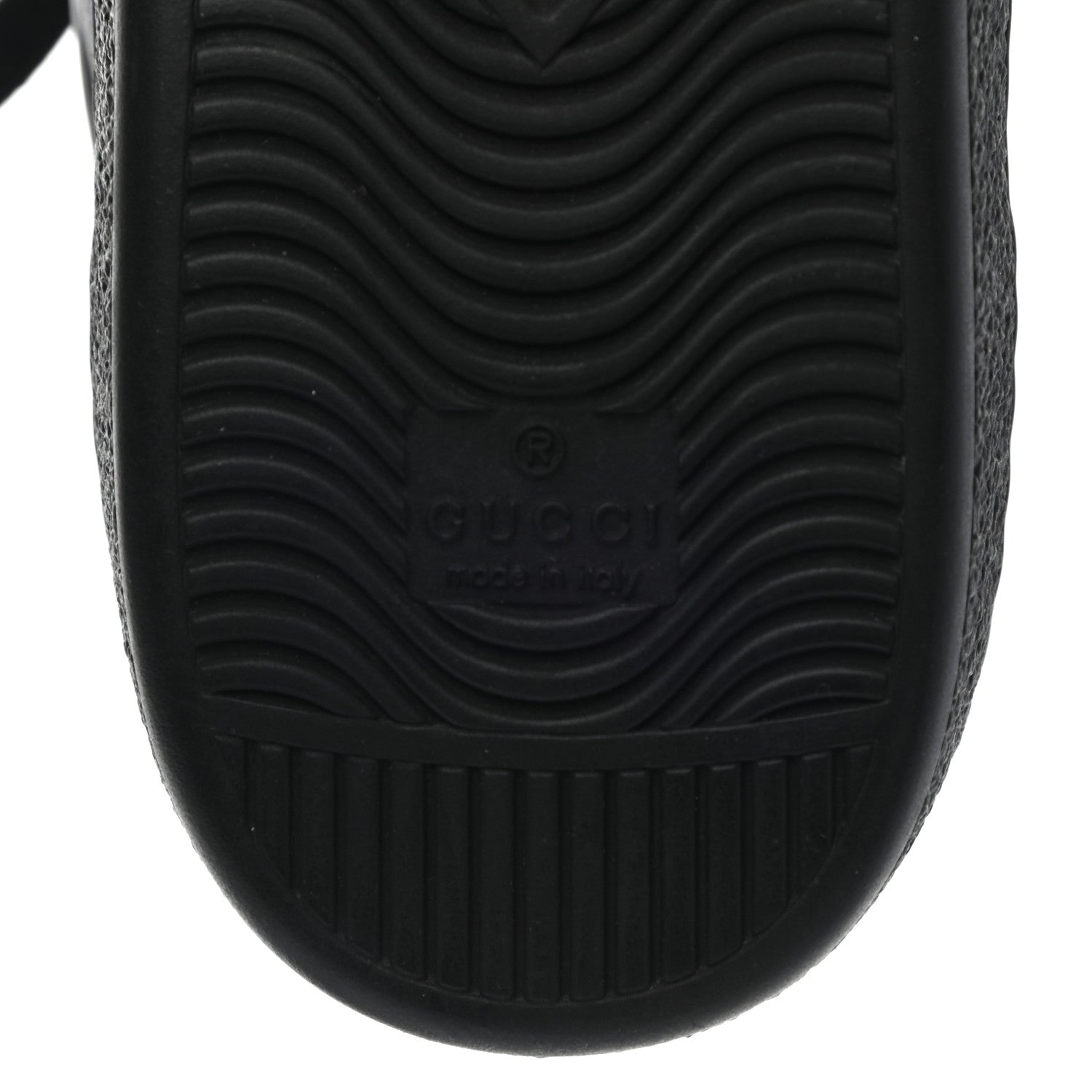 Gucci Miro Soft Calfskin Laminated Ayers Web Bee Embroidered Mens Ace Sneakers 8.5 Black Red Flame Night 6 of 10