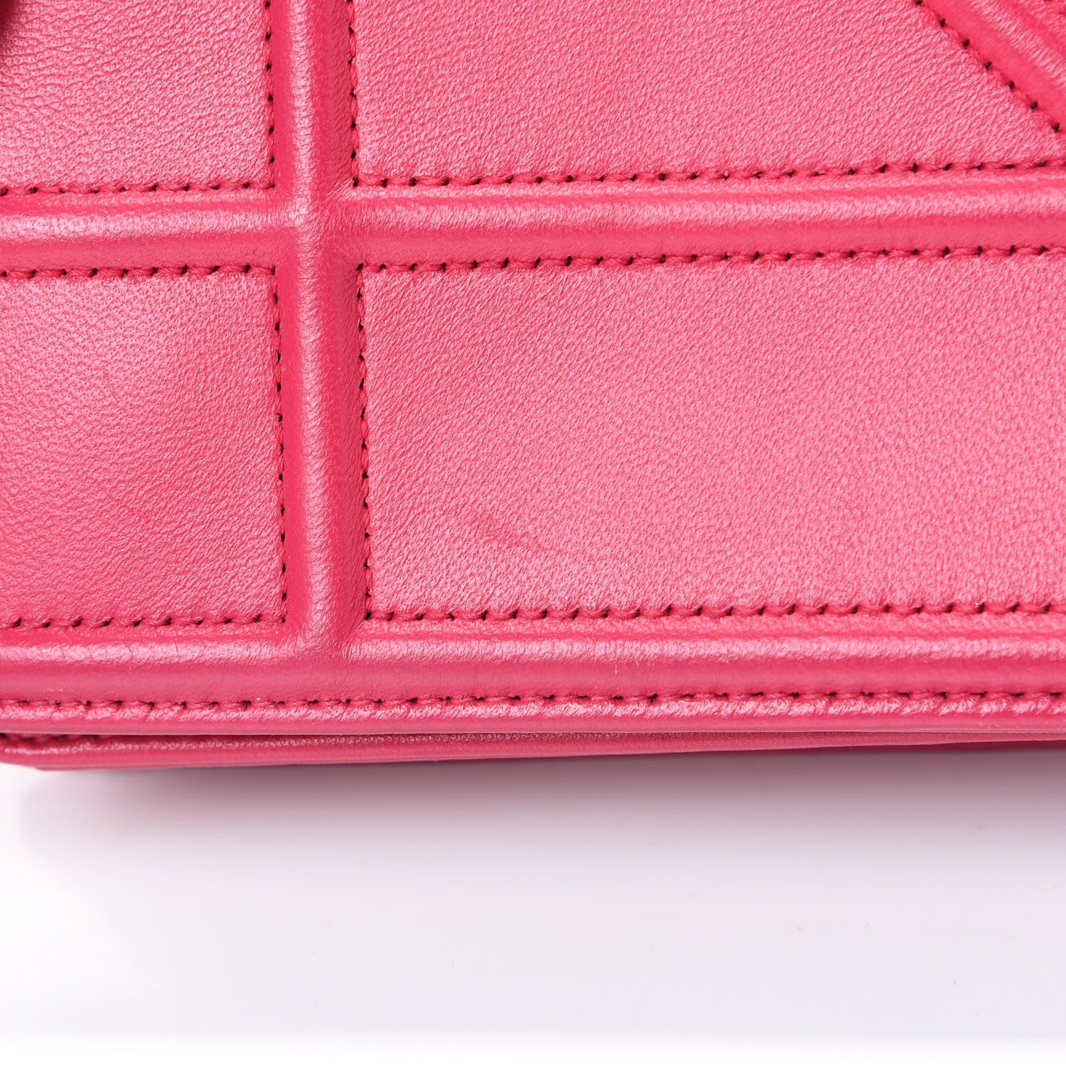 Christian Dior Lambskin Medium Diorama Flap Bag Fuchsia 14 of 14