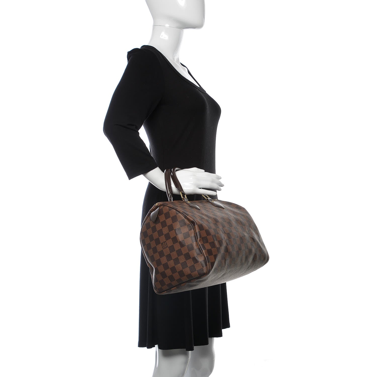 Louis Vuitton Damier Ebene Speedy 30 2 of 11