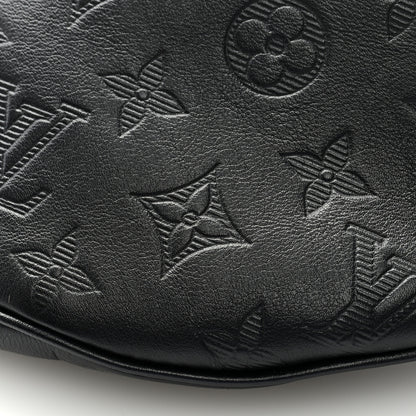 Louis Vuitton Calfskin Monogram Shadow Discovery Bumbag Black 8 of 8