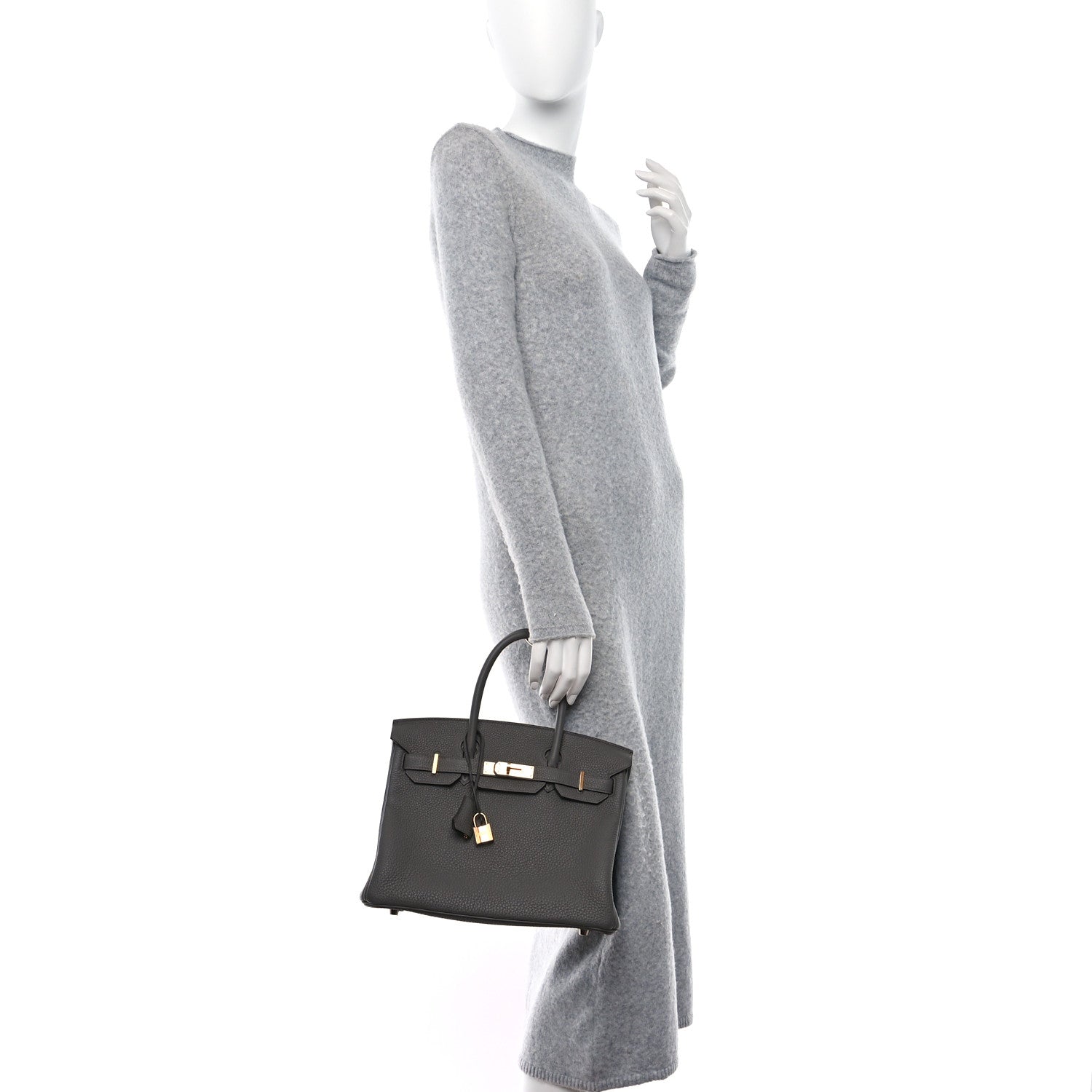 Hermes Togo Birkin 30 Etain 2 of 11