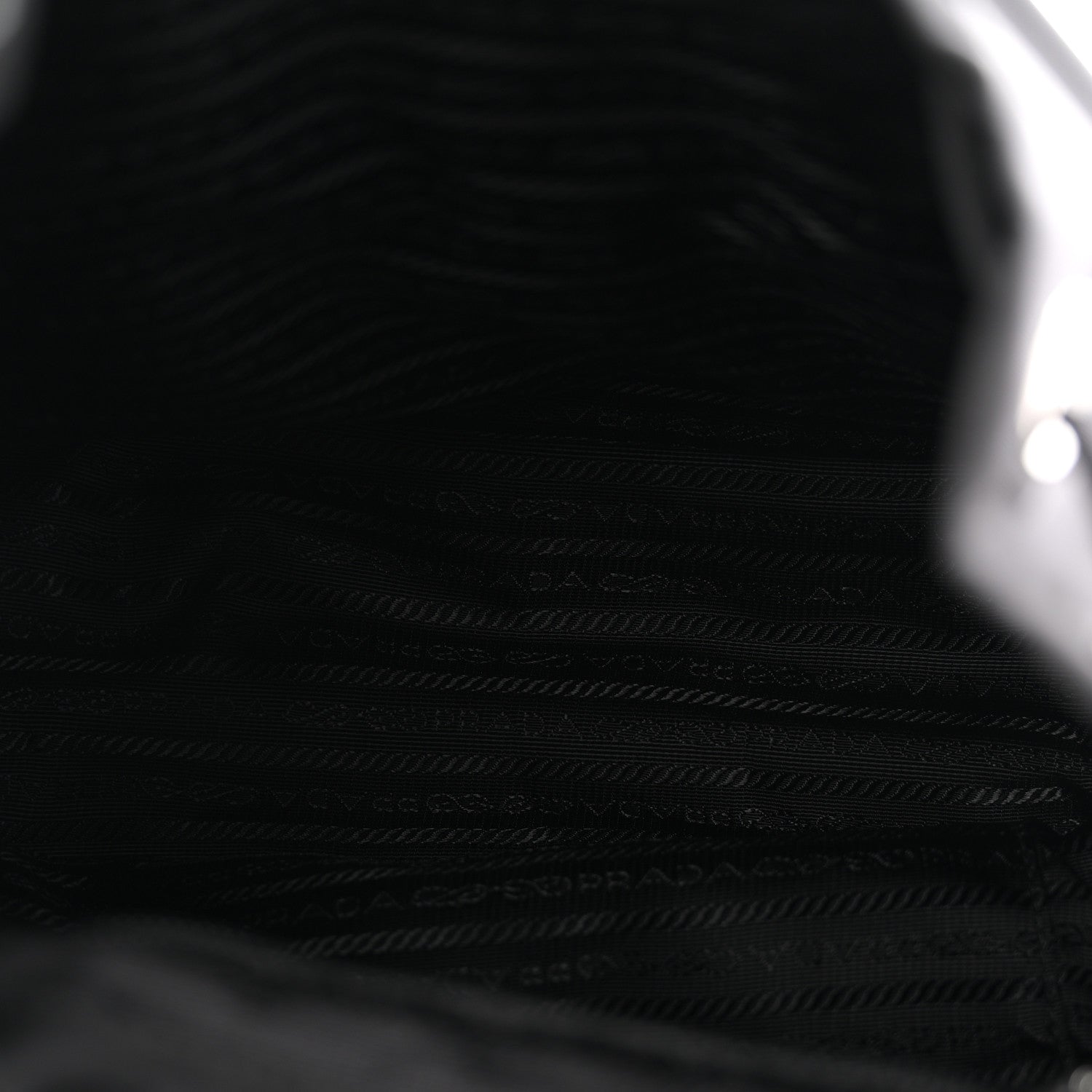 Prada Tessuto Nylon Saffiano Small Backpack Black 5 of 10
