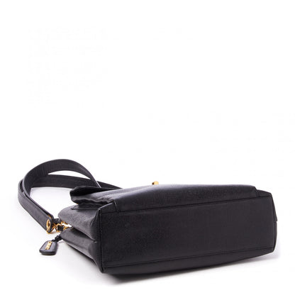 Chanel Caviar Flap Shoulder Bag Black 3 of 8