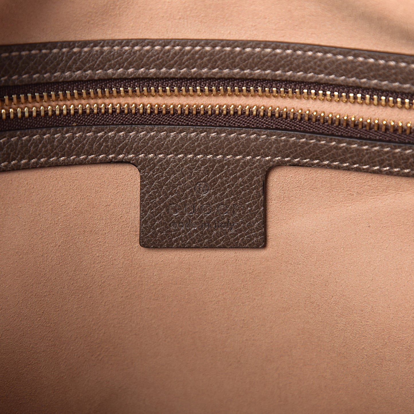 GG Supreme Monogram Web Small Ophidia Shoulder Bag Brown