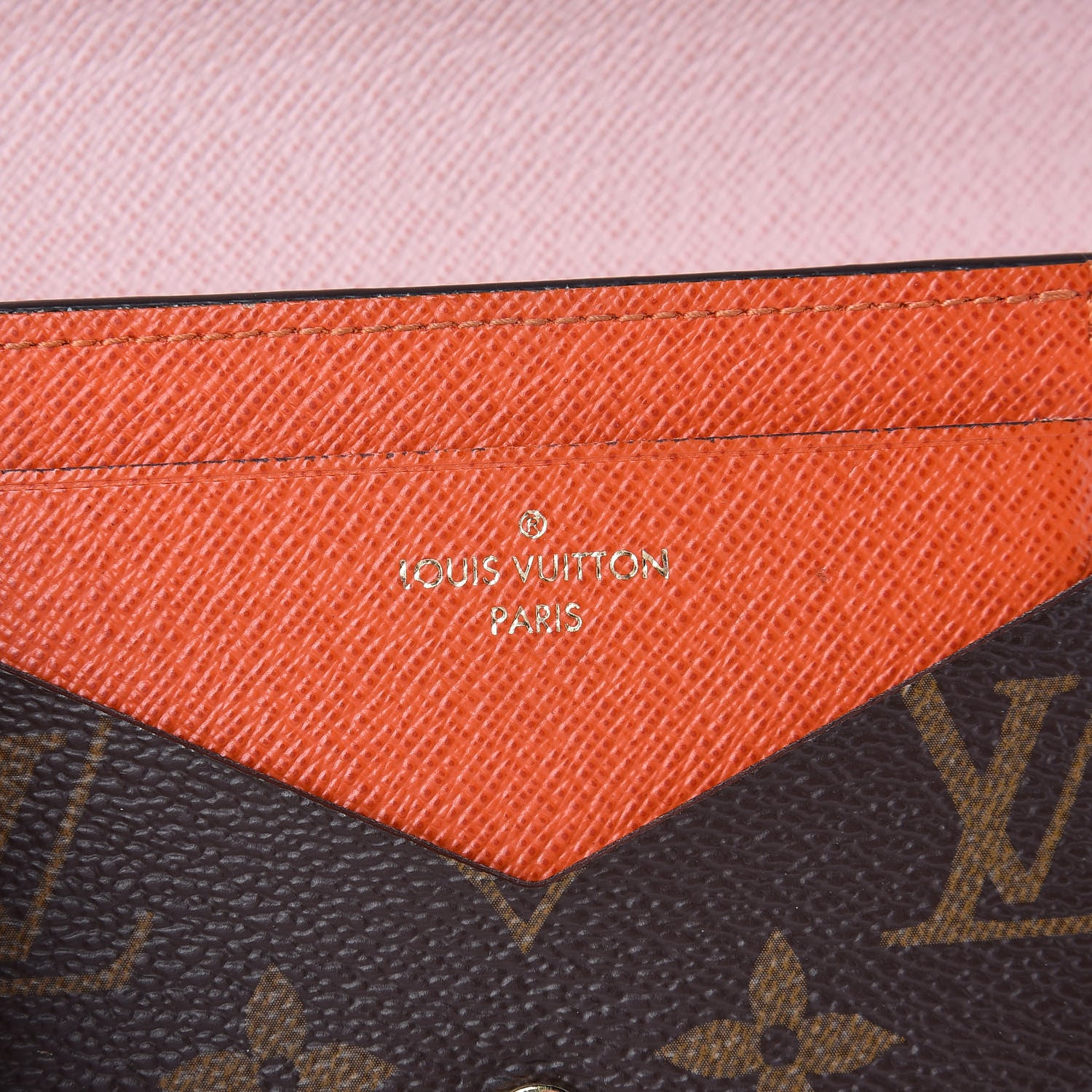 Louis Vuitton Monogram Jeanne Wallet Rose Ballerine 7 of 12