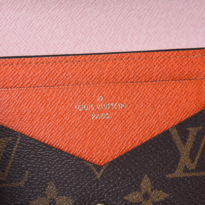 Louis Vuitton Monogram Jeanne Wallet Rose Ballerine 7 of 12