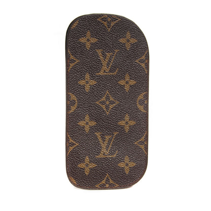 Louis Vuitton Monogram Etui Lunettes Plat Eyeglass Case 2 of 6