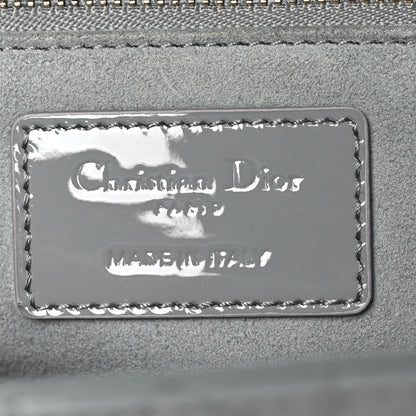 Christian Dior Patent Cannage Medium Lady Dior Grey 6 of 13