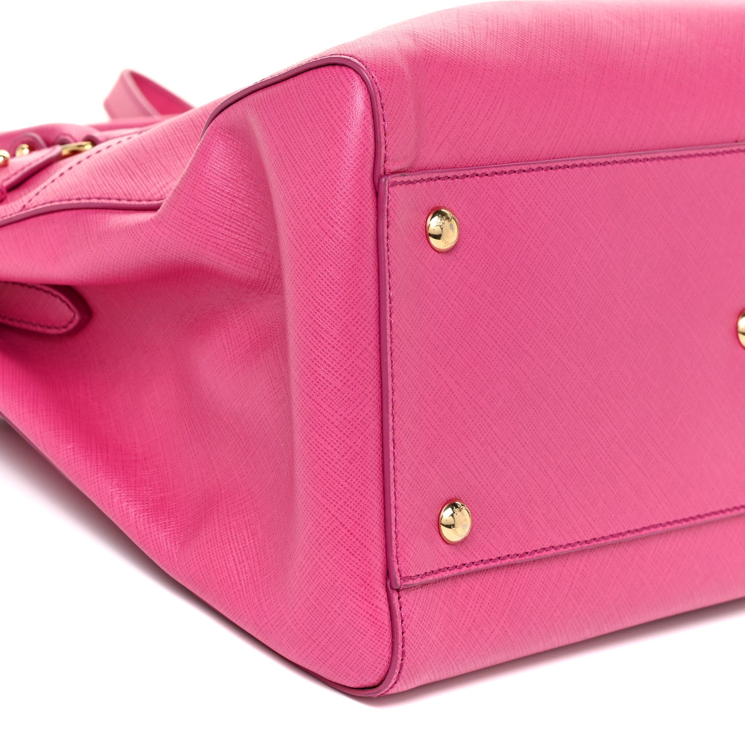 Salvatore Ferragamo Printed Calfskin Beky Tote Pink 8 of 14