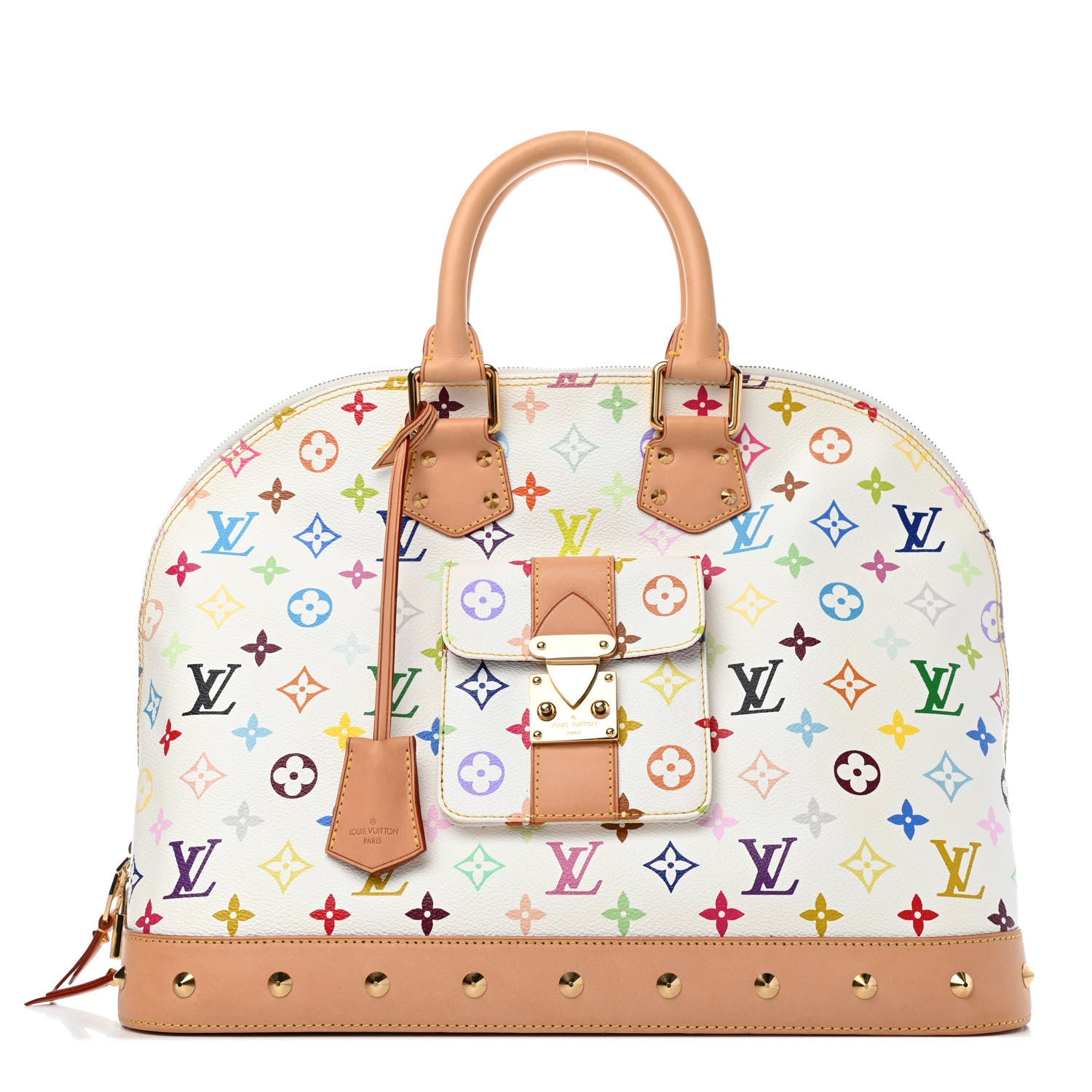 Louis Vuitton Monogram Multicolor Alma GM White 1 of 4