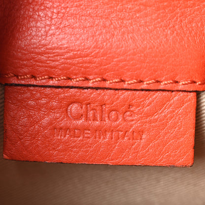 Chloe Suede Calfskin Mini Faye Backpack Sepia Red 6 of 10