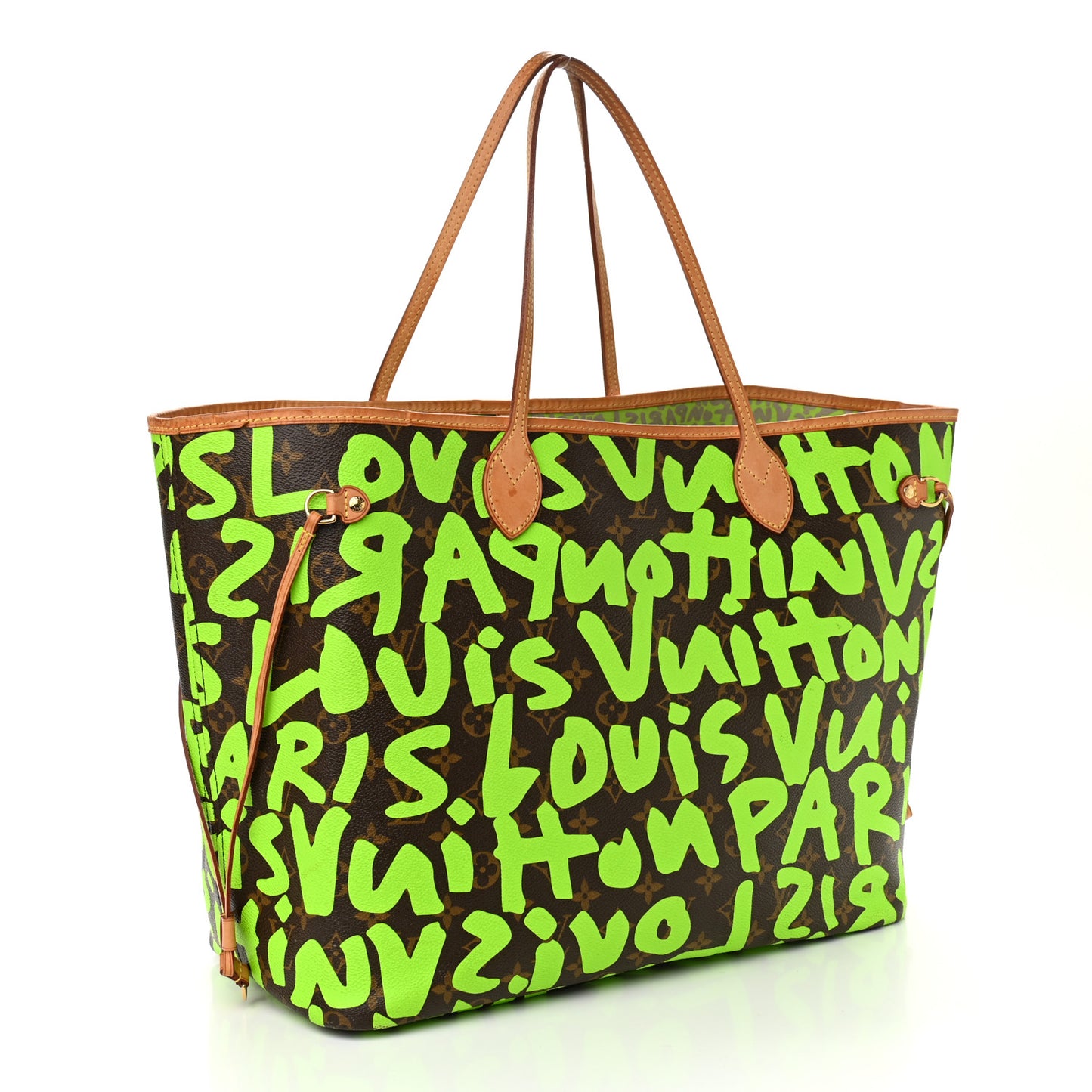 Monogram Graffiti Neverfull GM Green