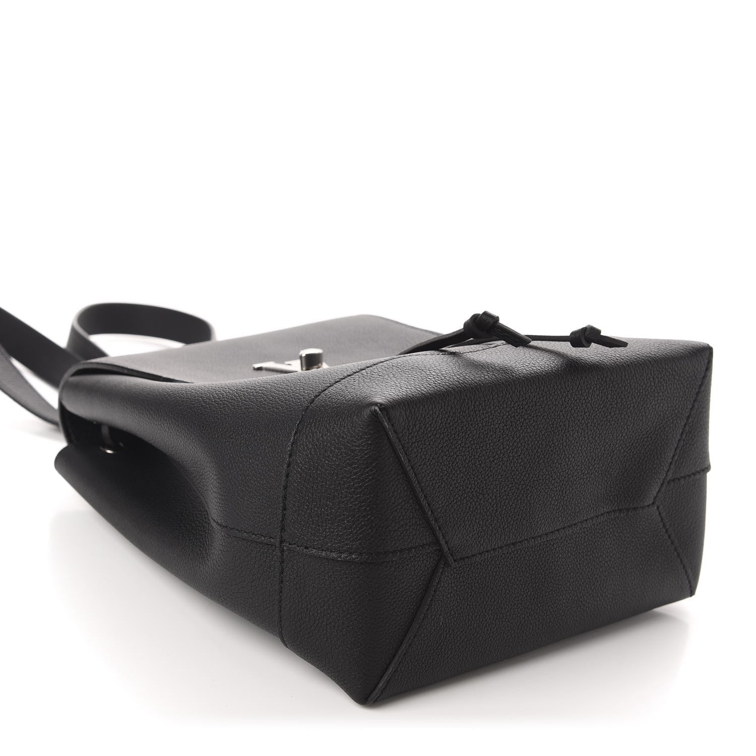 Louis Vuitton Calfskin Lockme Backpack Black 3 of 9