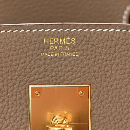 Hermes Togo Birkin 30 Etoupe 6 of 11