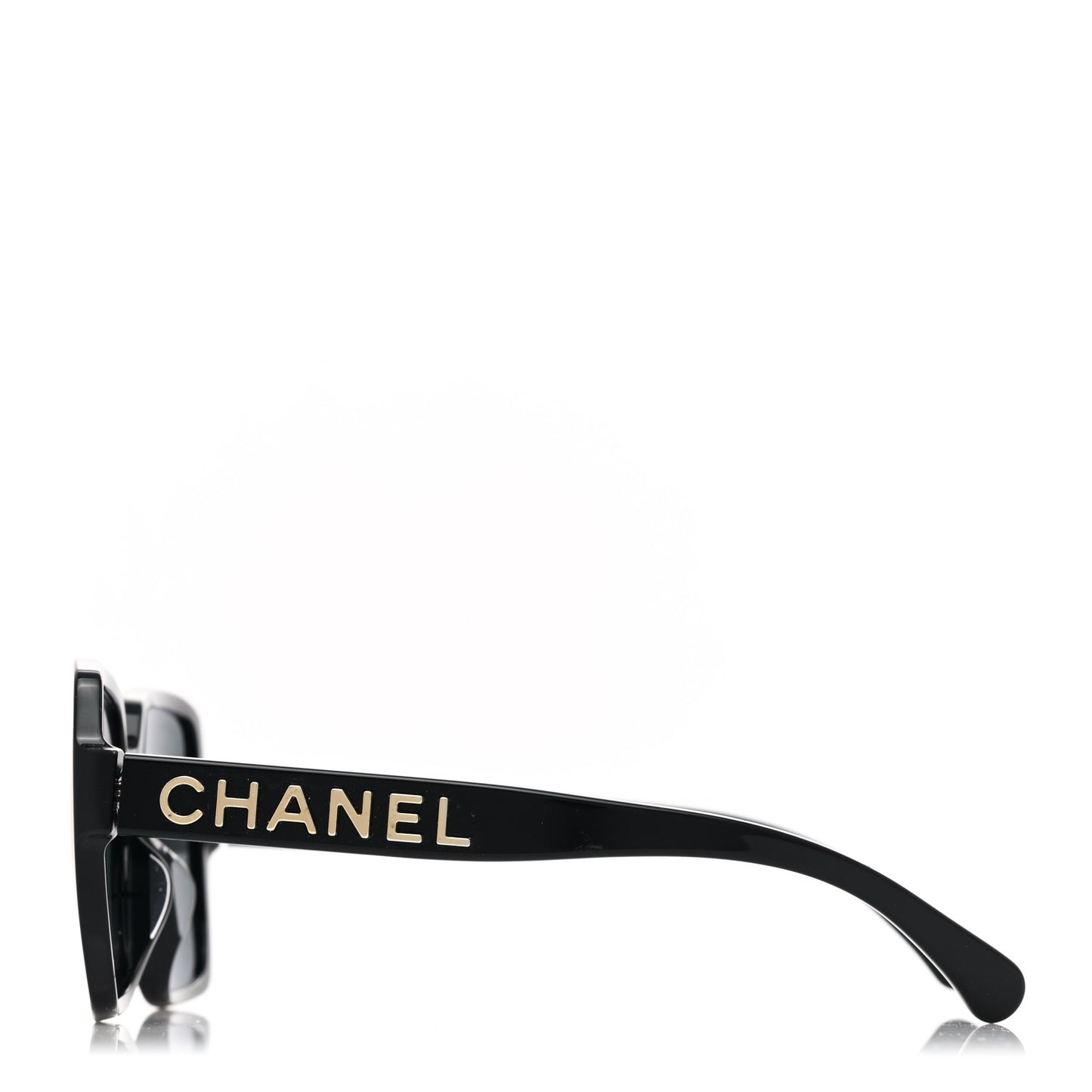 Acetate Square Sunglasses 5408-A Black