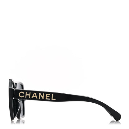 Chanel Acetate Square Sunglasses 5408-A Black 3 of 7