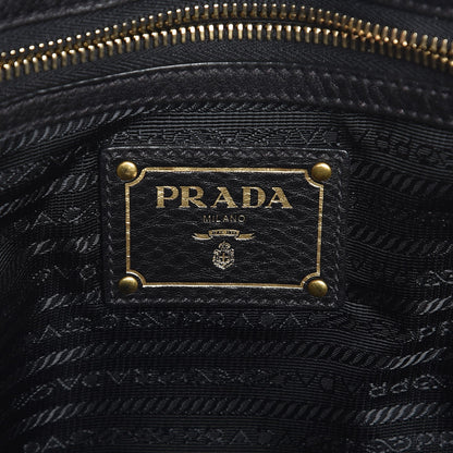 Prada Vitello Daino Tote Black 6 of 8