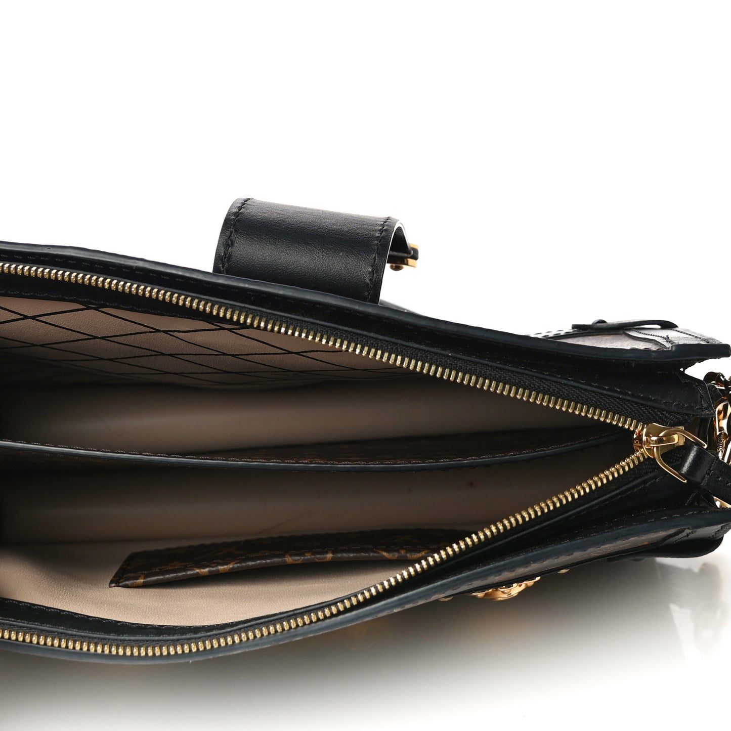 Reverse Monogram Trunk Clutch