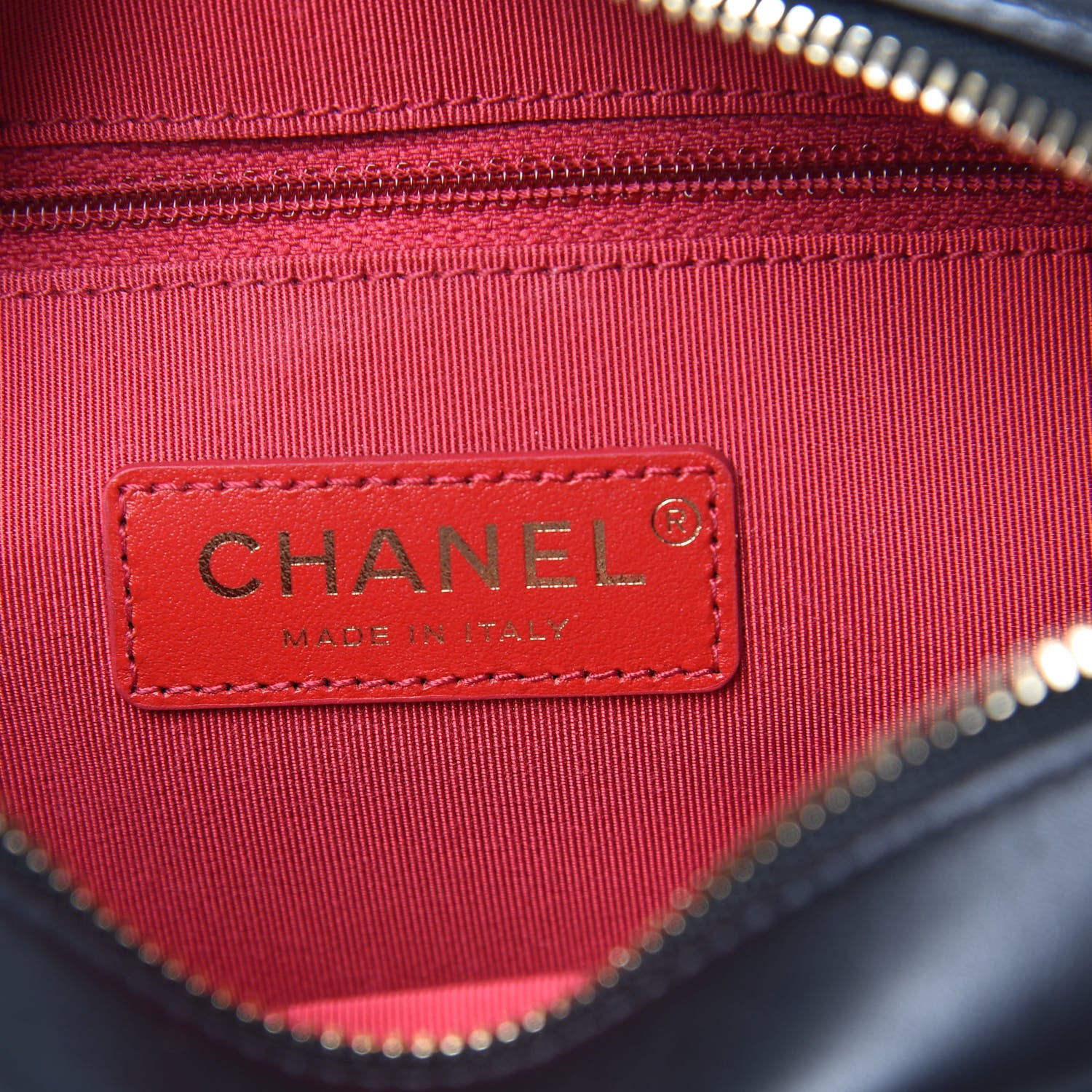 Chanel Calfskin Quilted Enchained Camera Case Bag Black 6 of 11