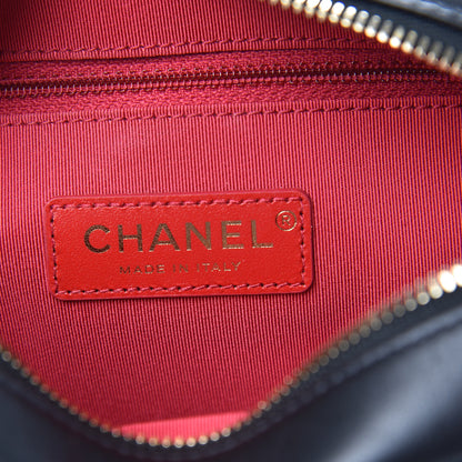 Chanel Calfskin Quilted Enchained Camera Case Bag Black 6 of 11