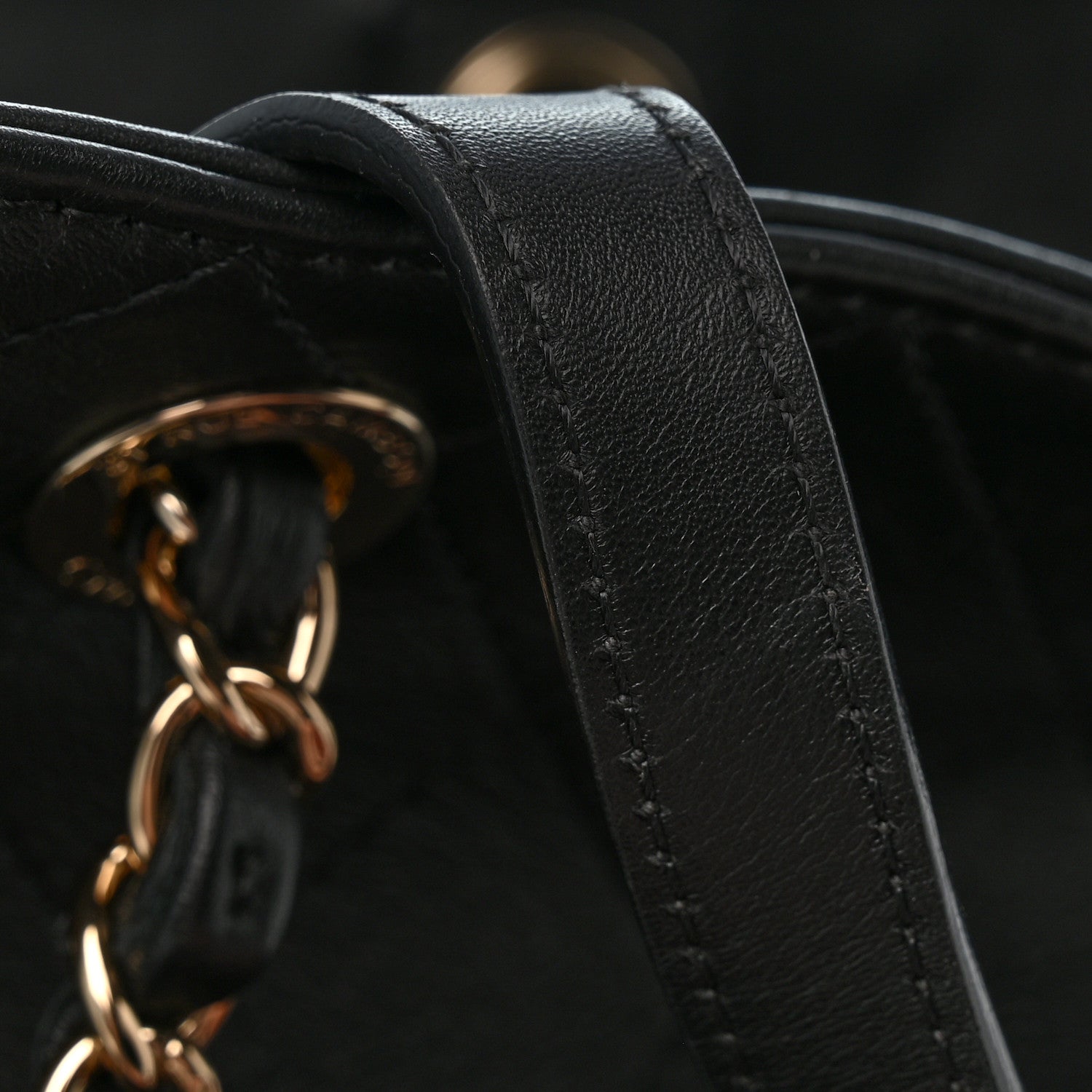 Chanel Calfskin Serial Shopper Tote Black 13 of 14