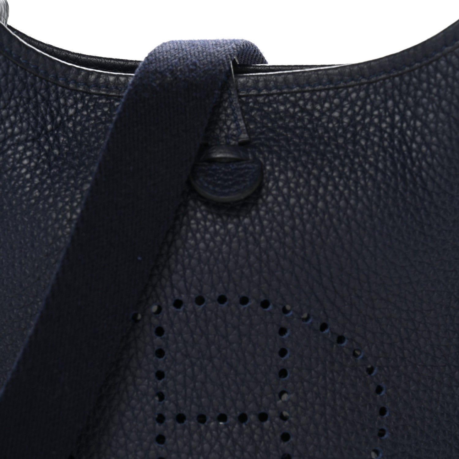 Hermes Taurillon Clemence Evelyne TPM Bleu Nuit 8 of 11