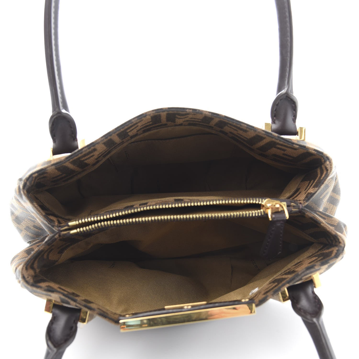 Fendi Zucca Mia Tote Tobacco 5 of 12