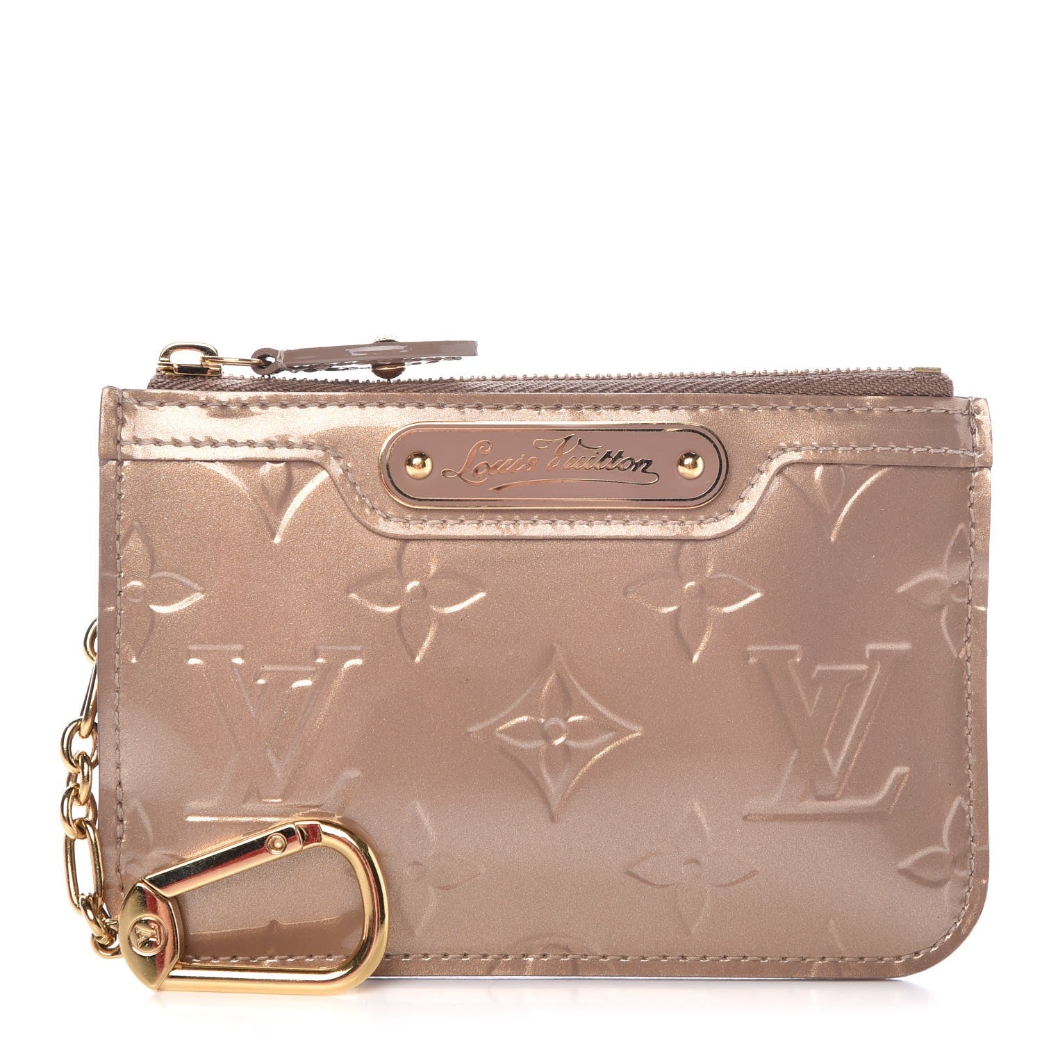 Louis Vuitton Vernis Key Pouch Beige Poudre 1 of 8