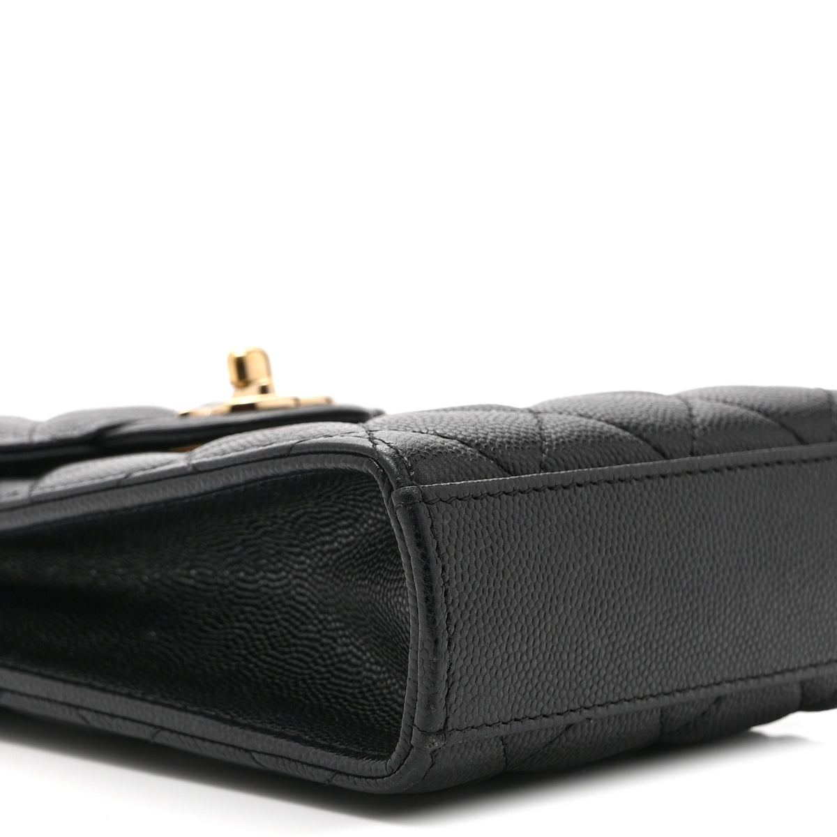 Chanel Caviar Quilted Classic Phone Holder Black 10 of 11