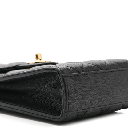 Chanel Caviar Quilted Classic Phone Holder Black 10 of 11
