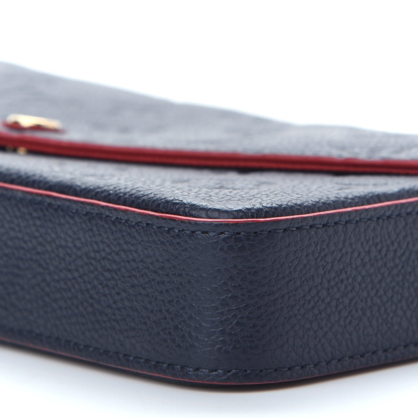 Empreinte Pochette Felicie Chain Wallet Marine Rouge