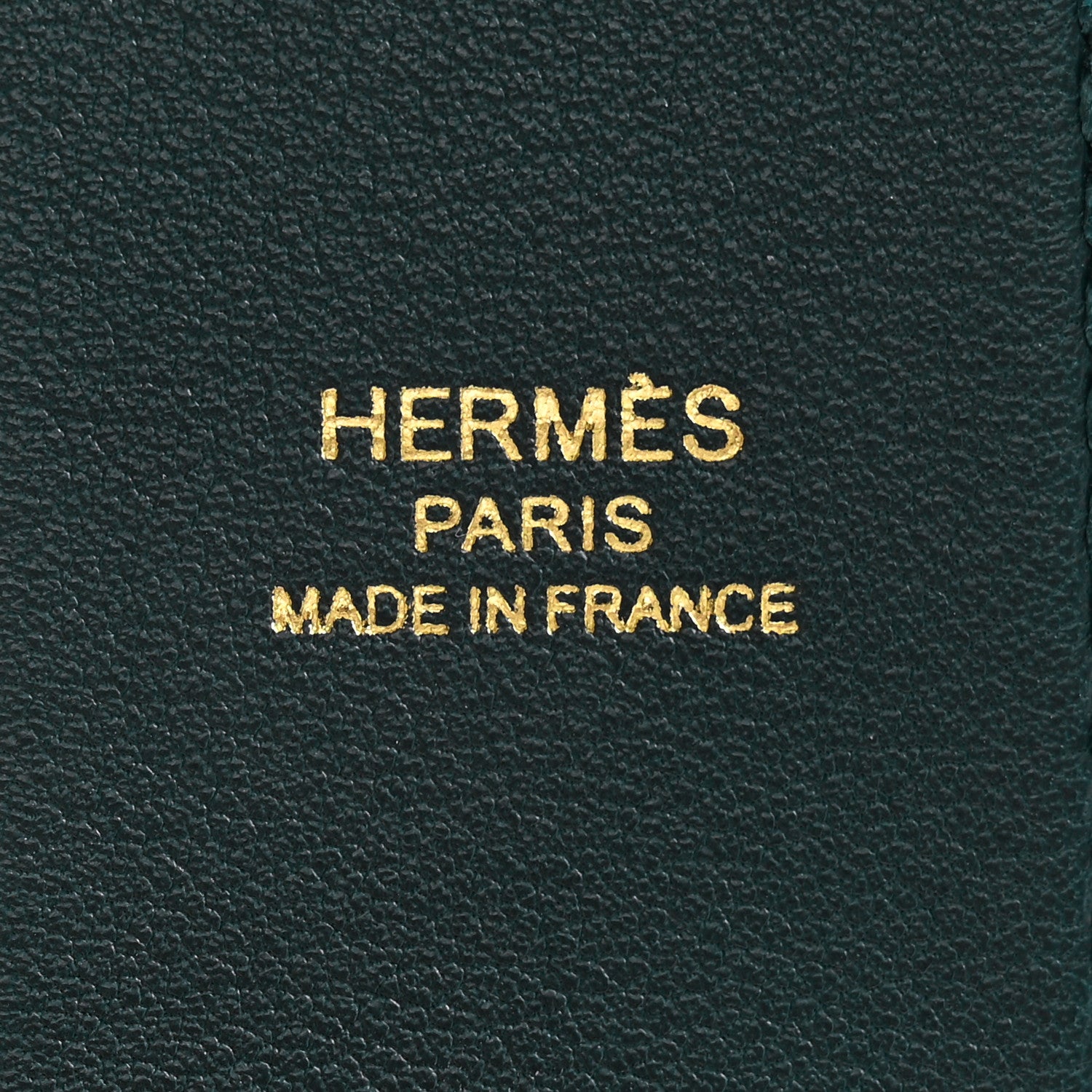 Hermes Swift 38mm Etiquette Shoulder Strap Vert Cypress 3 of 6