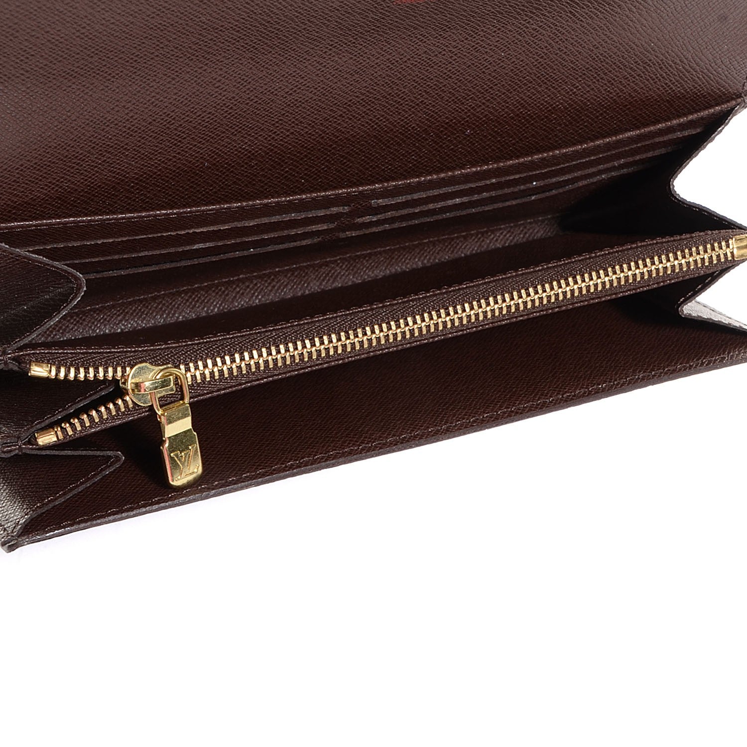 Louis Vuitton Damier Ebene Sarah Wallet 5 of 8