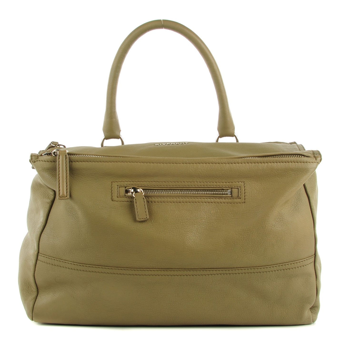 Sugar Goatskin Large Pandora Olive